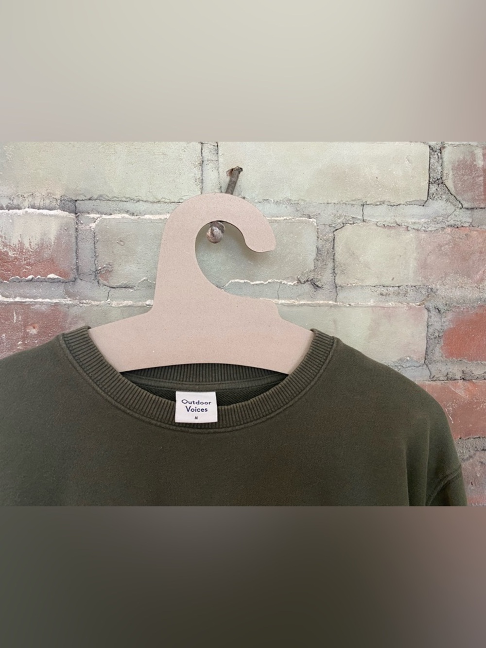 Outdoor Voices Organic Cotton Unisex Crewneck Sweatshirt